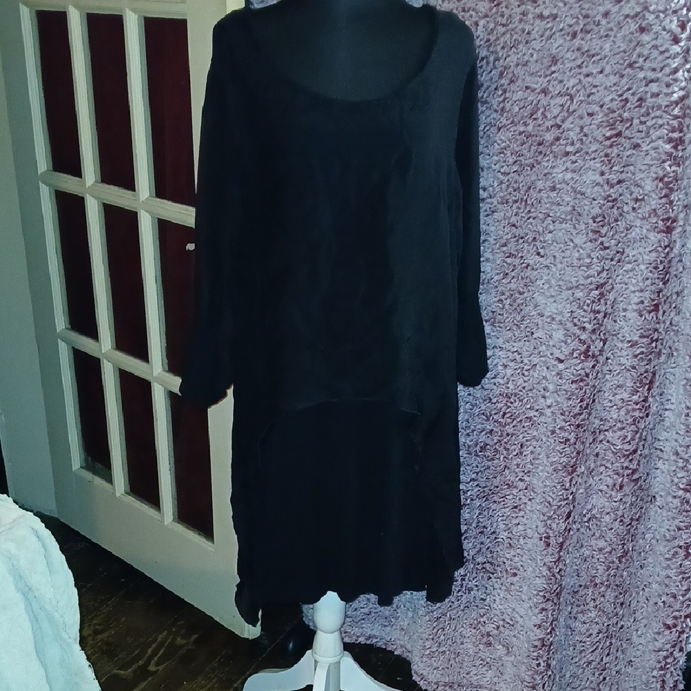 Chic Black Long Sleeve Dress